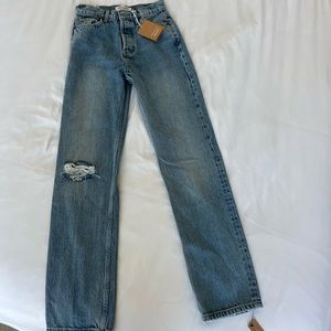 NWT - reformation straight leg jeans